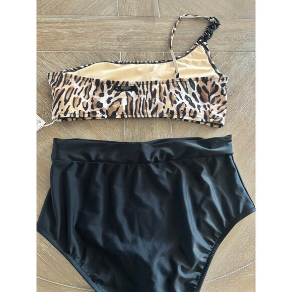 NWT Moschino bikini swimsuit size L top size XL bottom - Picture 3 of 9